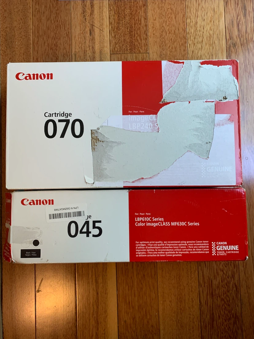 Canon 070 & 045 Toner Cartridges