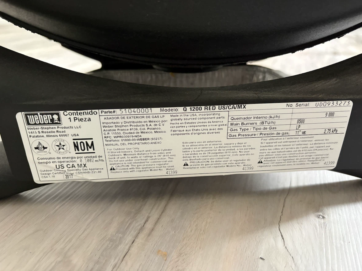 Weber Q 1200 Portable BBQ - photo 2