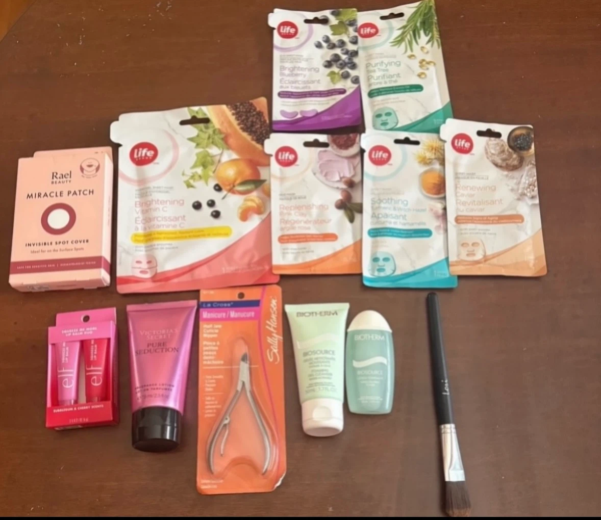 Cosmetics: Dove, Aveeno, Pure Silk, etc.. (All together for $5)