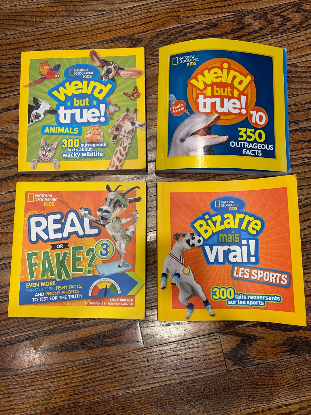 National Geographic Kids Books English and French