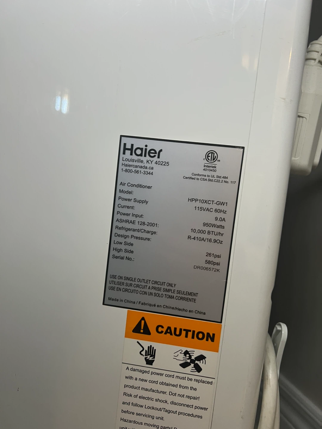 Haier - Portable Air Conditioner - photo 2