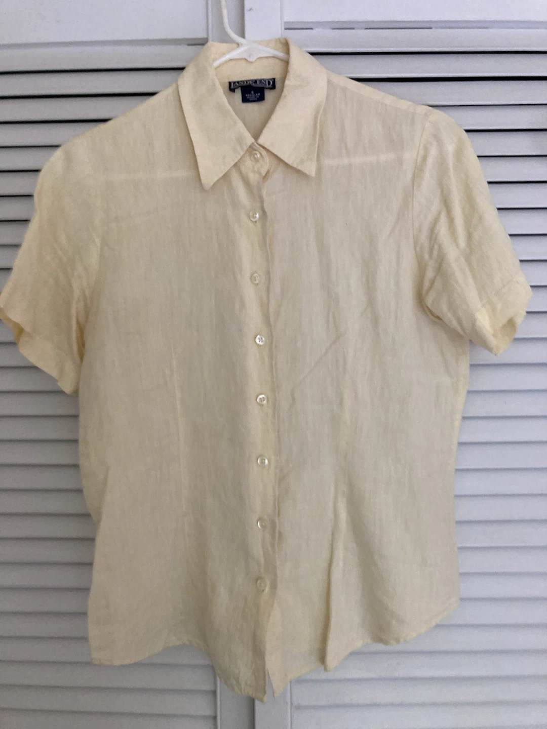 Land’s End Linen Button-Up Shirt Size 6