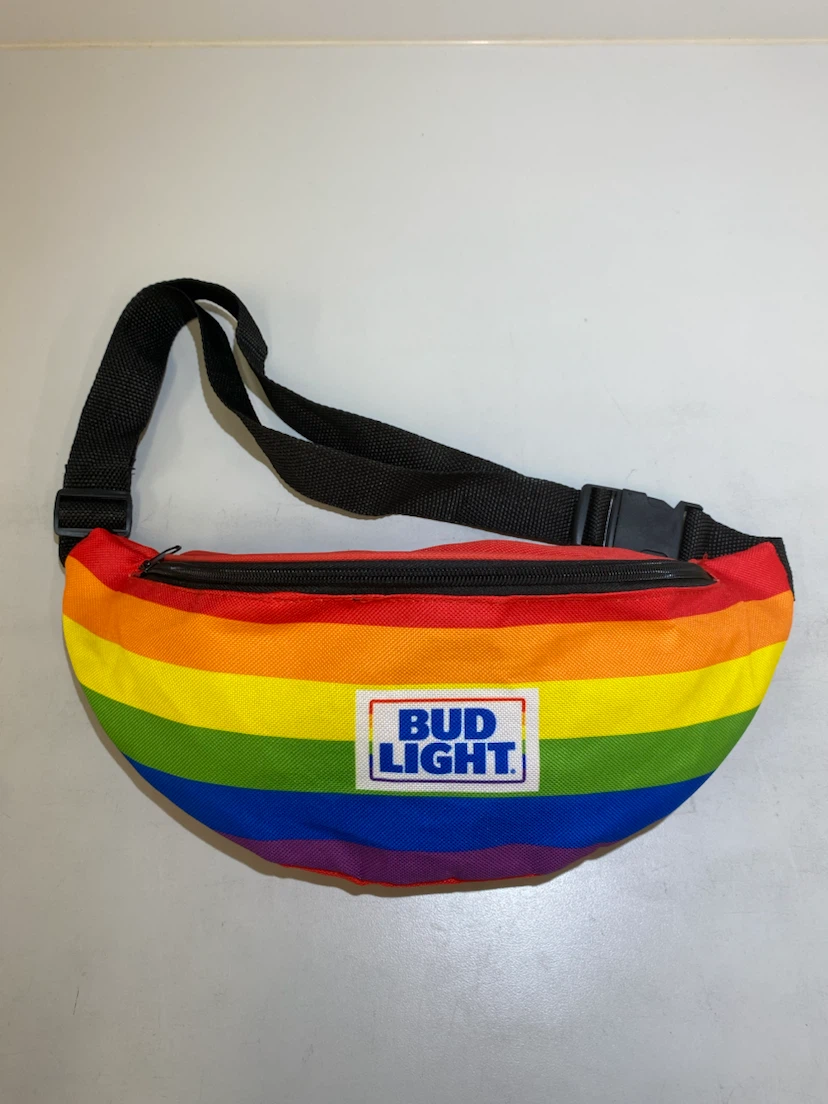 Bud Light Rainbow Fanny Pack