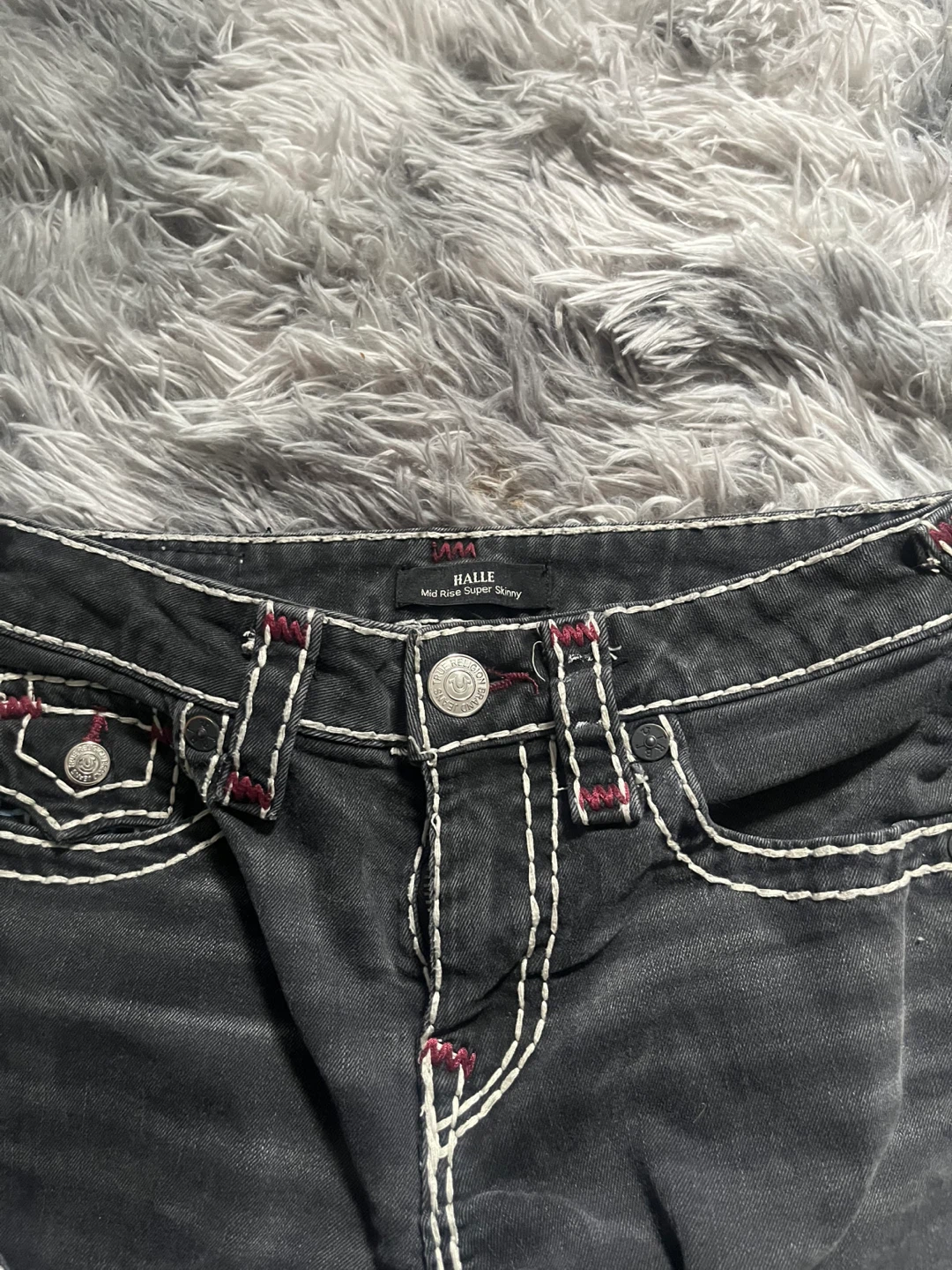 True Religion Jennie Curvy & Halle Super Skinny Jeans - photo 3