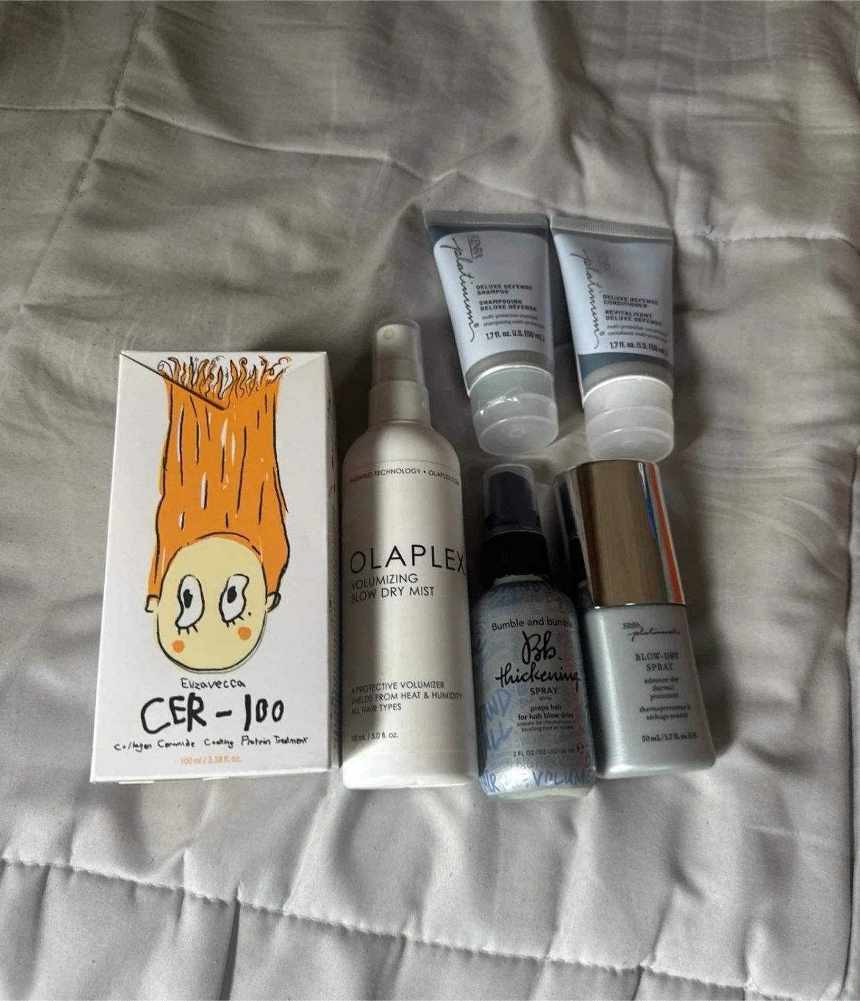 Olaplex Bumble and Bumble Kenra Platinum Hair Care Set