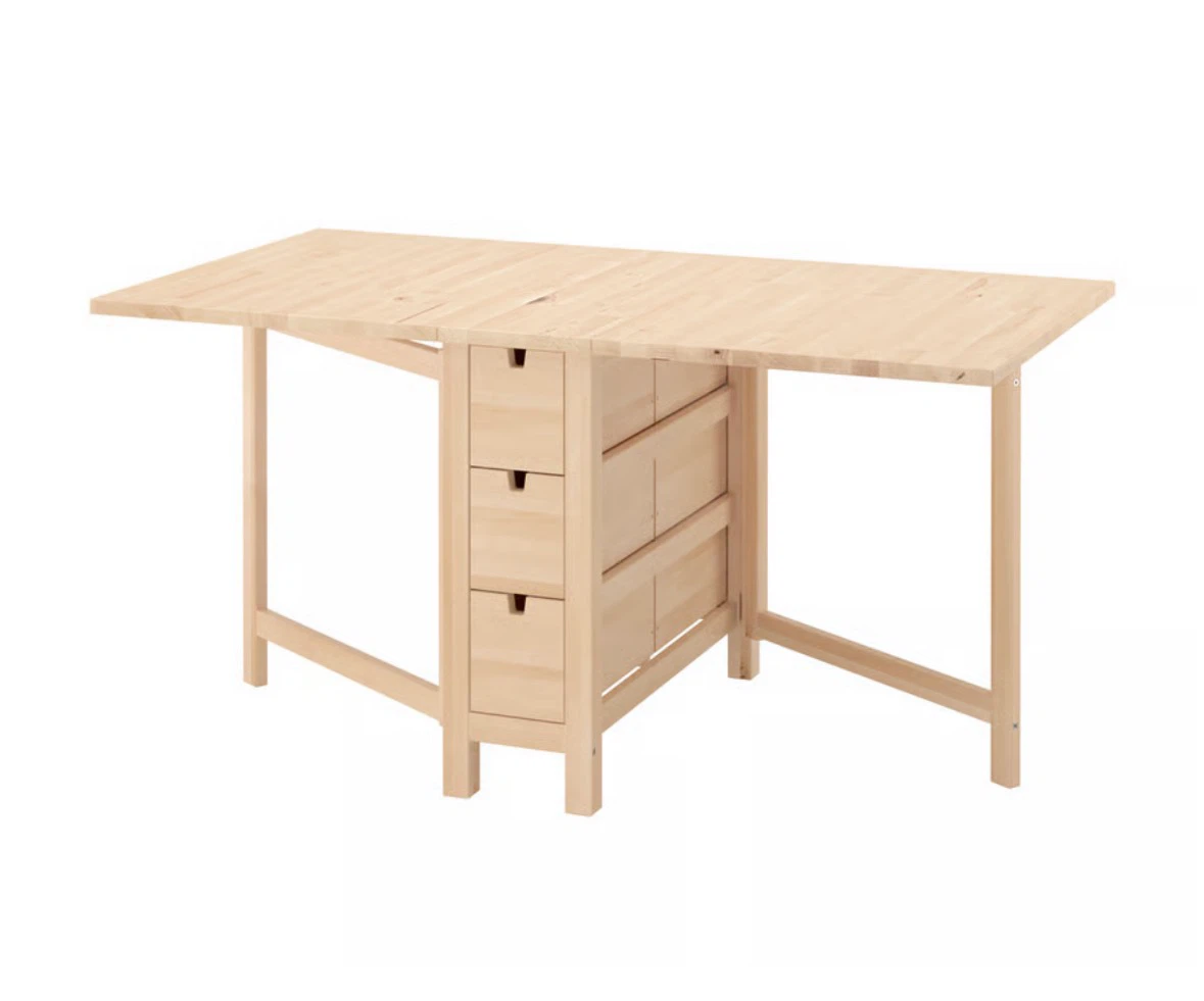 IKEA folding Norden gateleg dining table