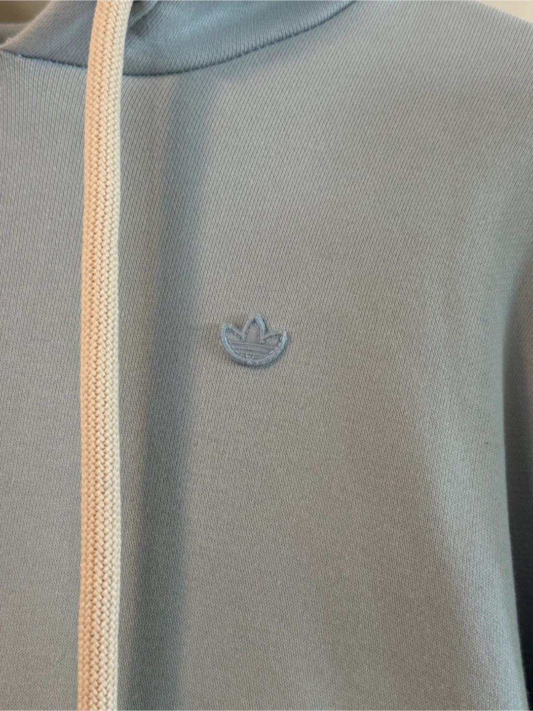 Adidas Originals Light Blue Corduroy Panel Hoodie XXS / 2XS - photo 3