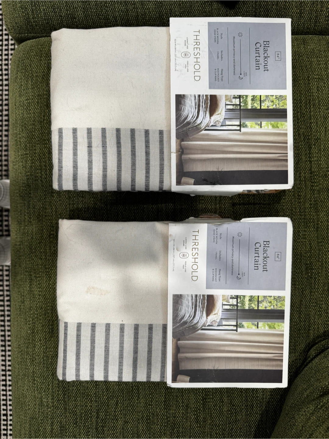 Threshold Blackout Curtains (Set of 2) - 84"