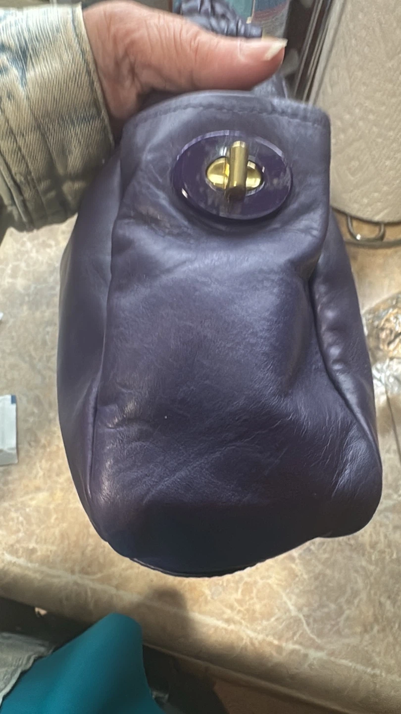 Coach mini resort Purple Leather Shoulder Bag - photo 3