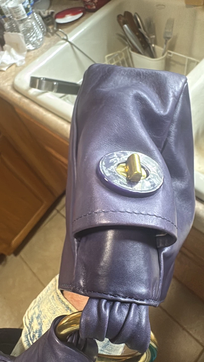 Coach mini resort Purple Leather Shoulder Bag - photo 4