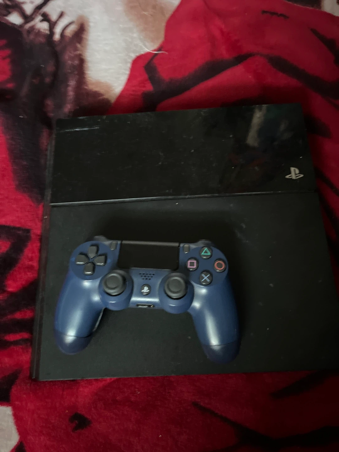 Sony PlayStation 4 Console with Blue Controller