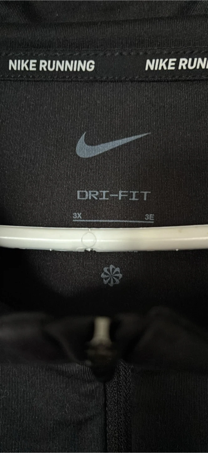 Nike Dri-FIT Running Top - Black - Size 3X - photo 2