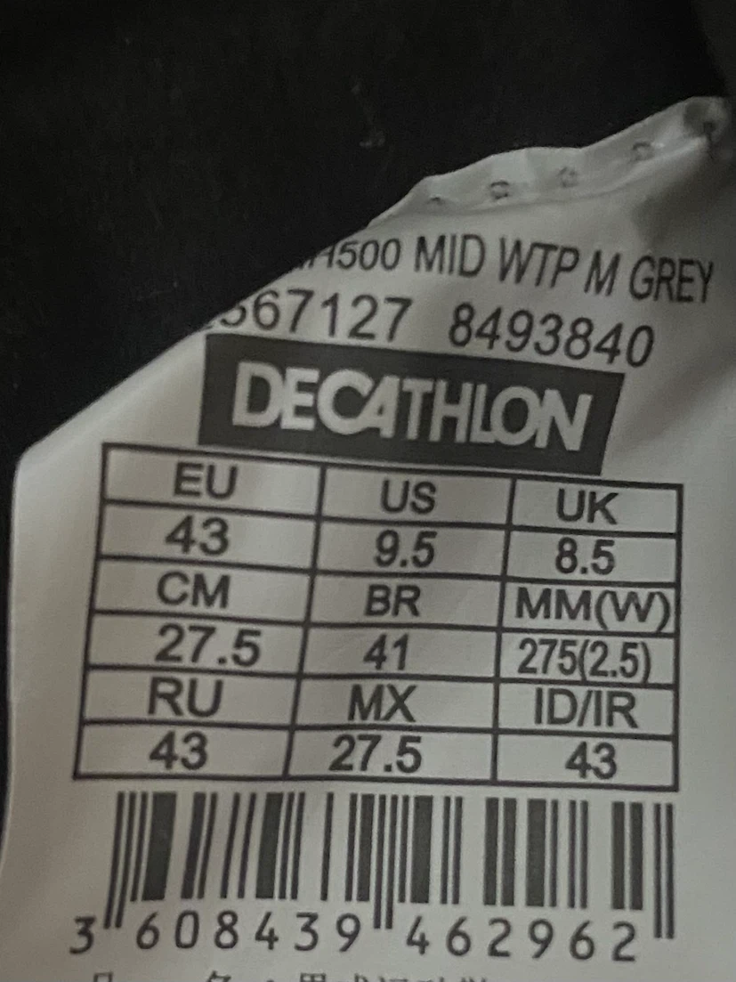 Decathlon Quechua 500 Mid WTP Hiking Boots - photo 4