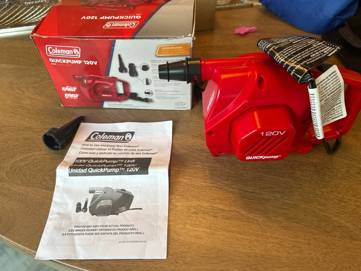 Coleman QuickPump 120V Air Pump - photo 2