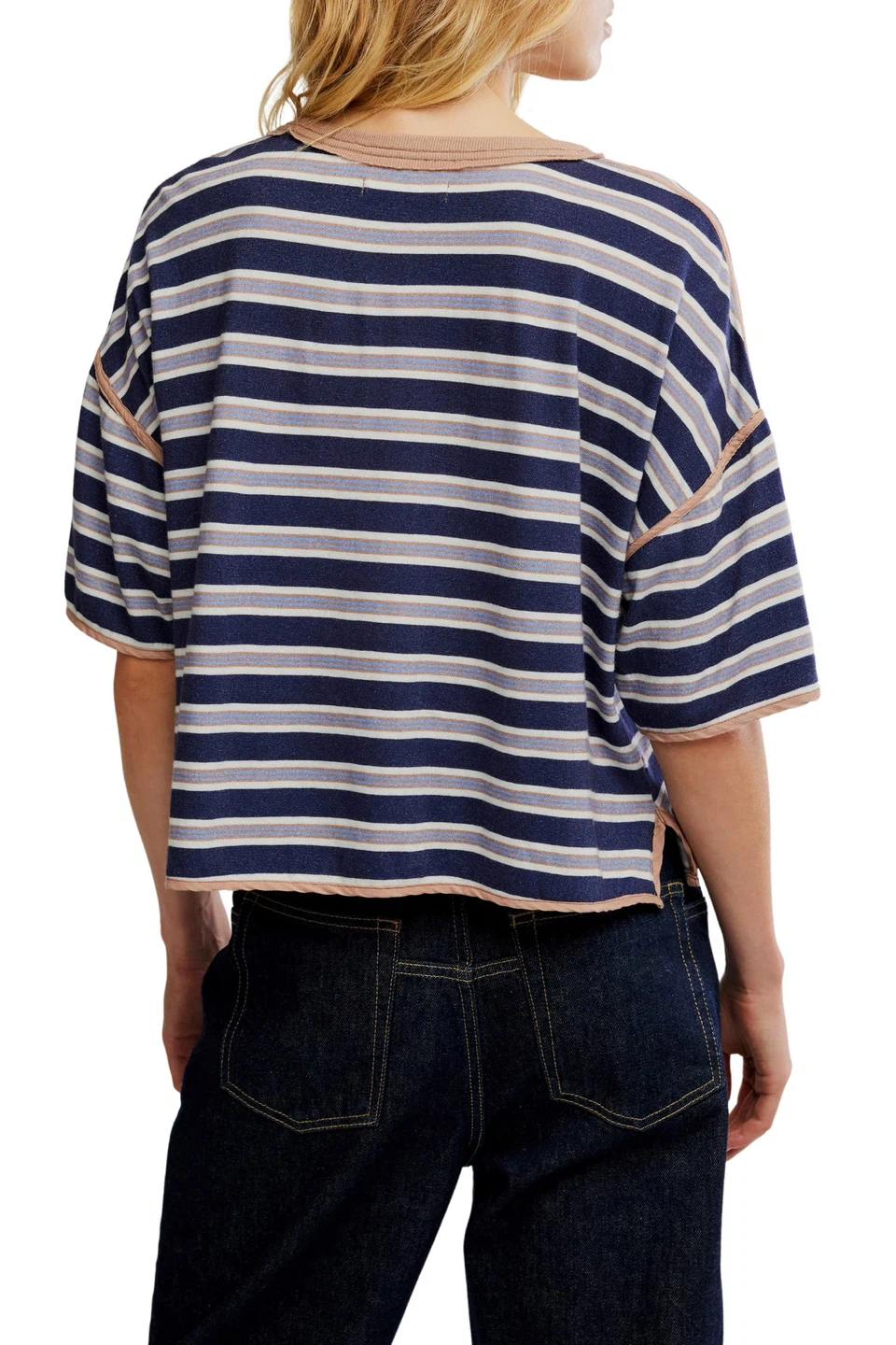 Clean Rugby Stripe Cotton Top Free People - photo 2