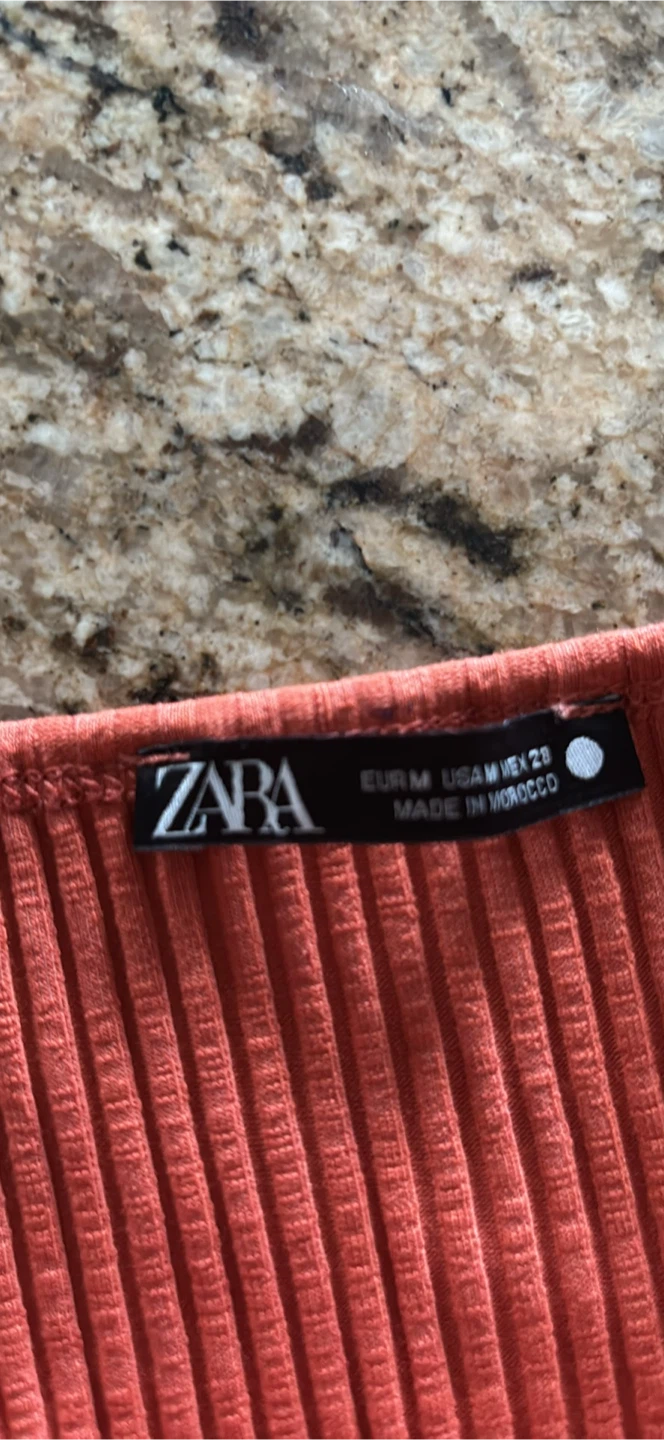 ZARA Ribbed Halter Top - photo 2