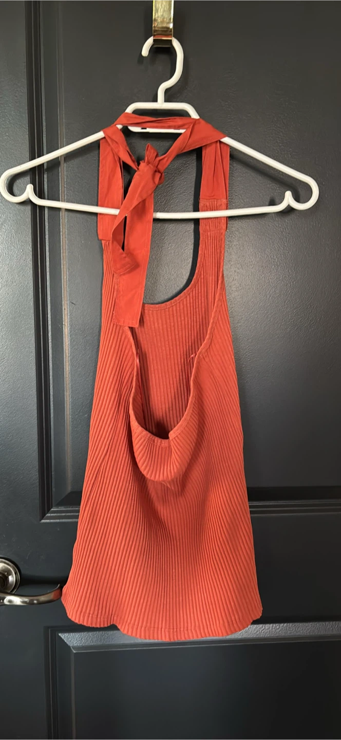 ZARA Ribbed Halter Top - photo 3