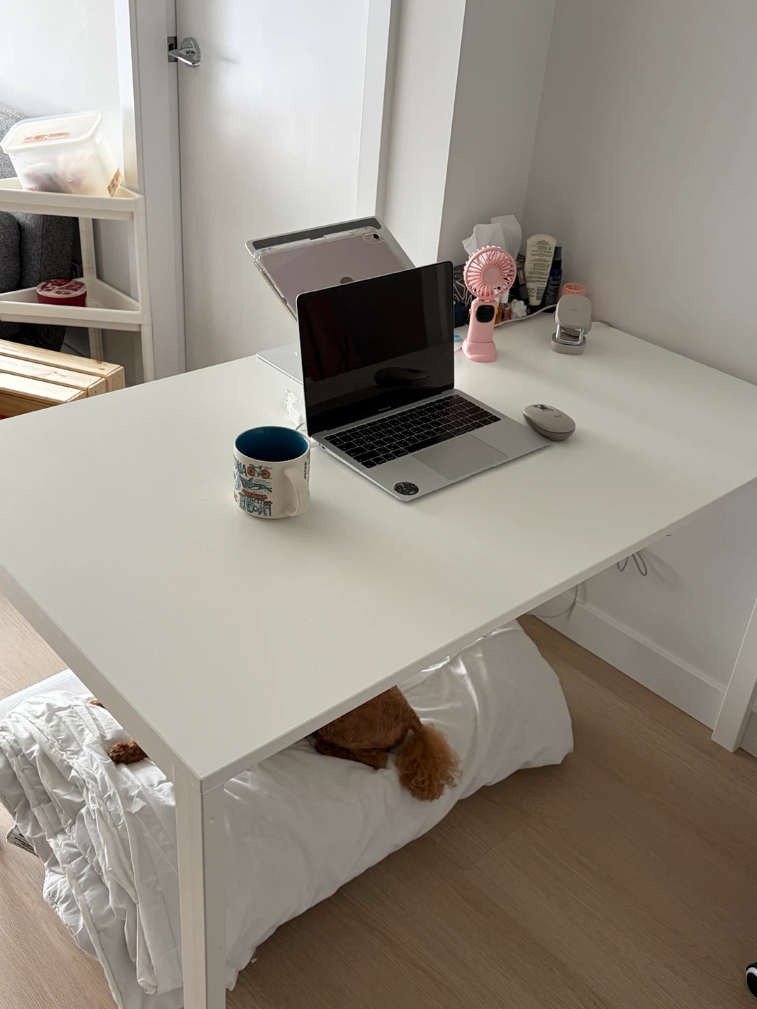 White Dining Table / Desk - photo 3
