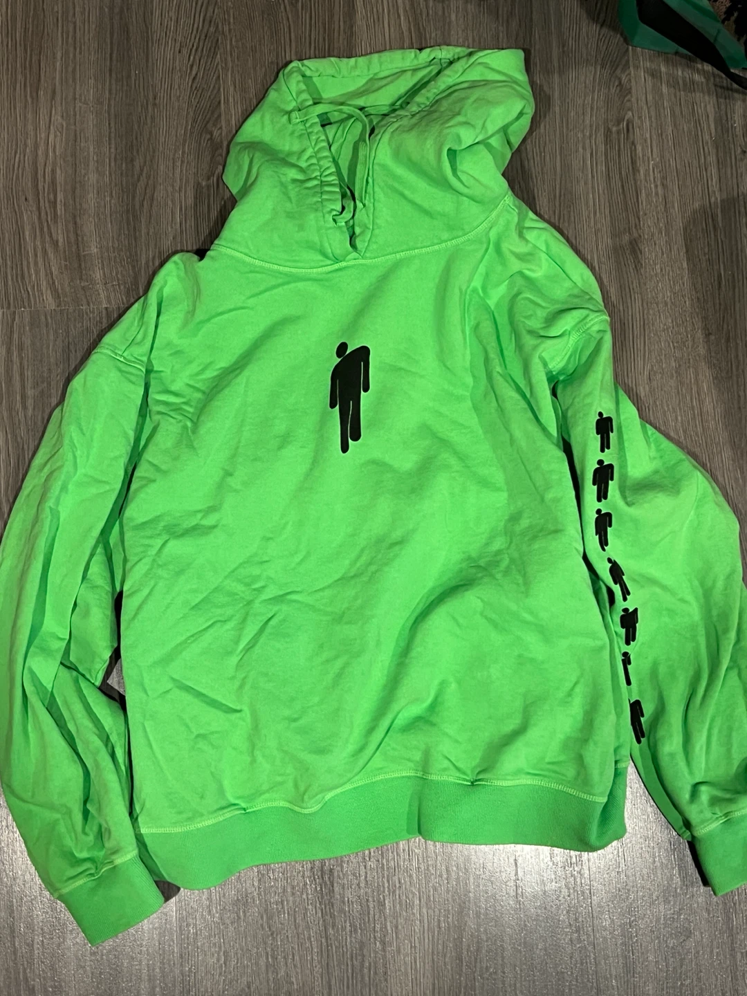 Billie Eilish Green Repeat Blohsh Hoodie