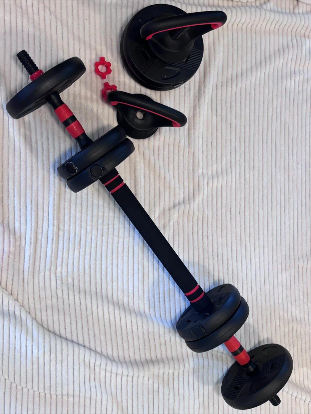 Adjustable Dumbbell and Kettlebell Set