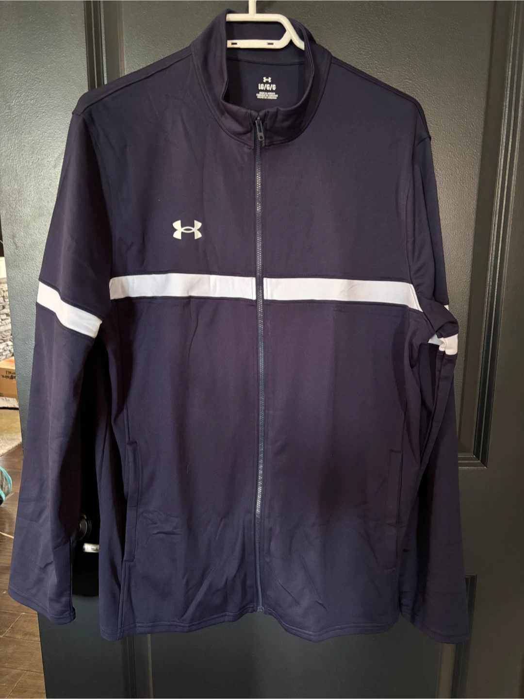 Under Armour Navy Full Zip Track Jacket