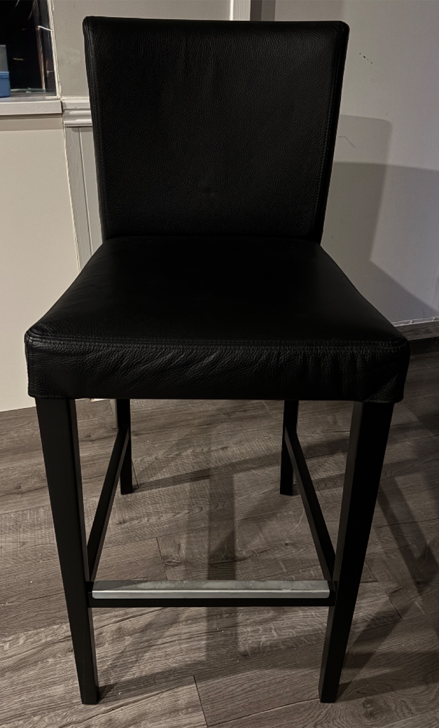 Black Bar Stools - Pair - photo 2