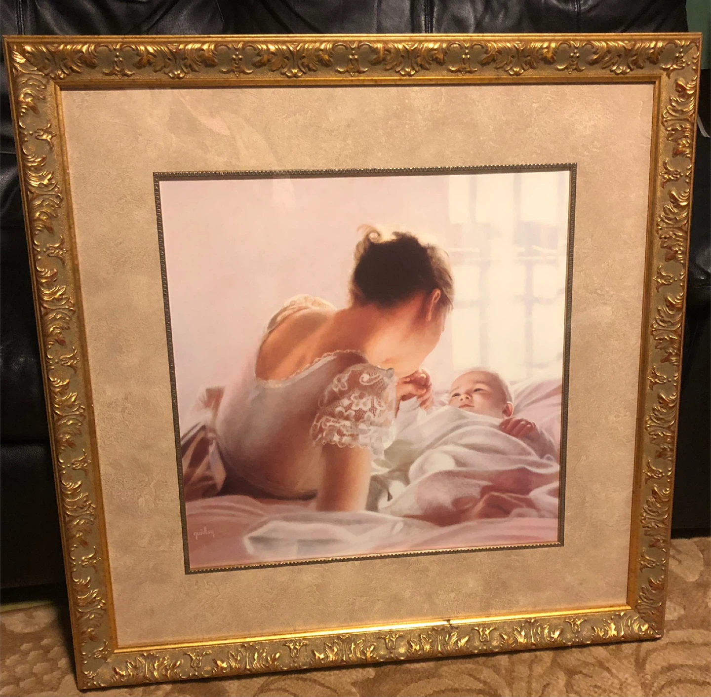 Framed Print of Mother and Baby - photo 2