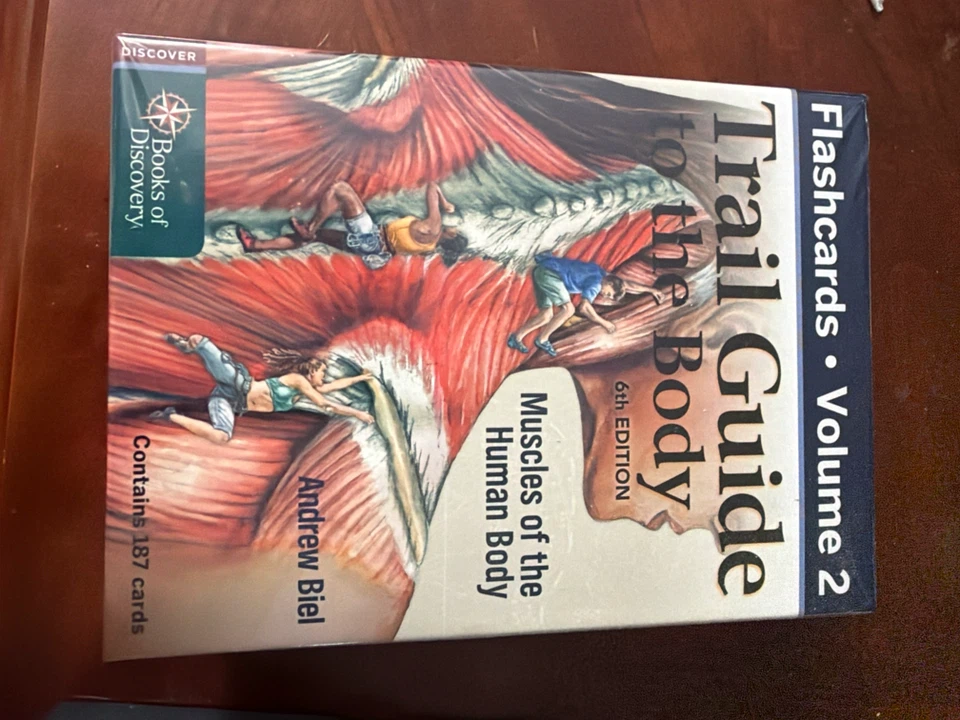Trail Guide to the Body Flashcards Volumes 1 & 2 by Andrew Biel