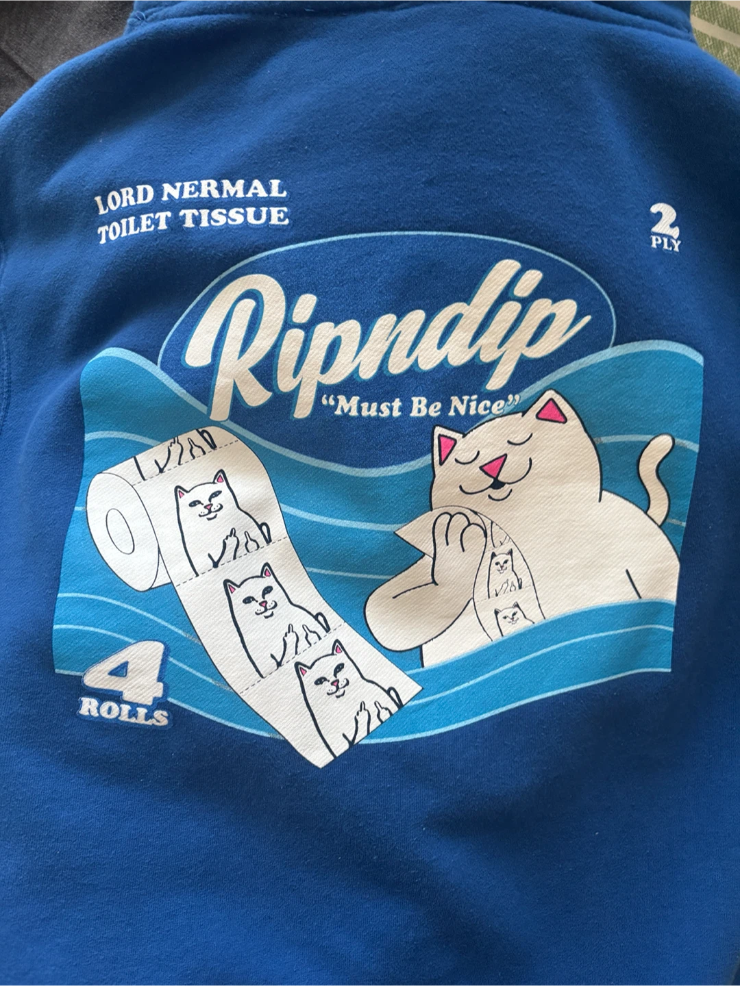 RipNDip Blue Wipe It Twice Hoodie - photo 2