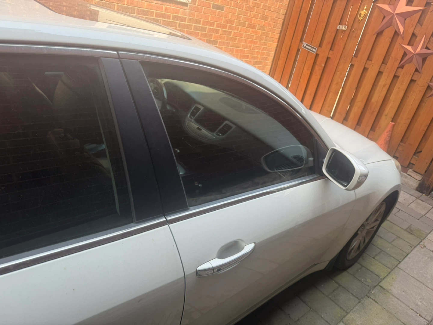 White Genesis Sedan