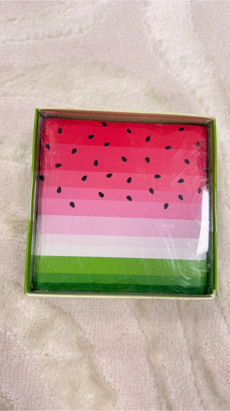 Set of 4 Ceramic Coasters - Design
