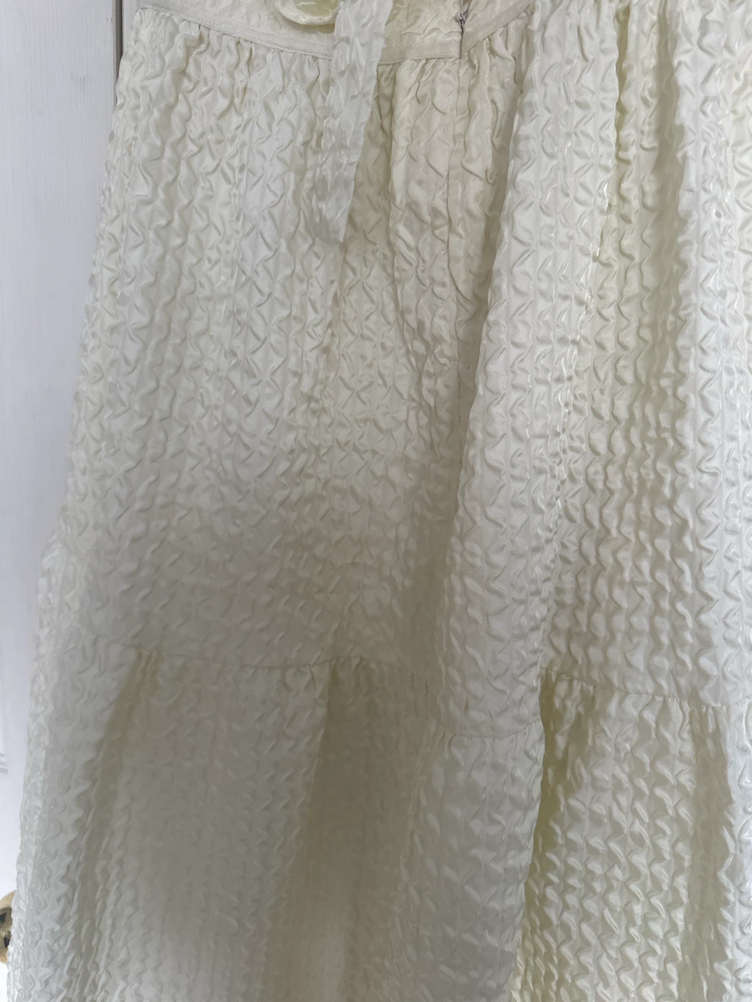 New Glamorous White Textured Midi Dress - photo 5
