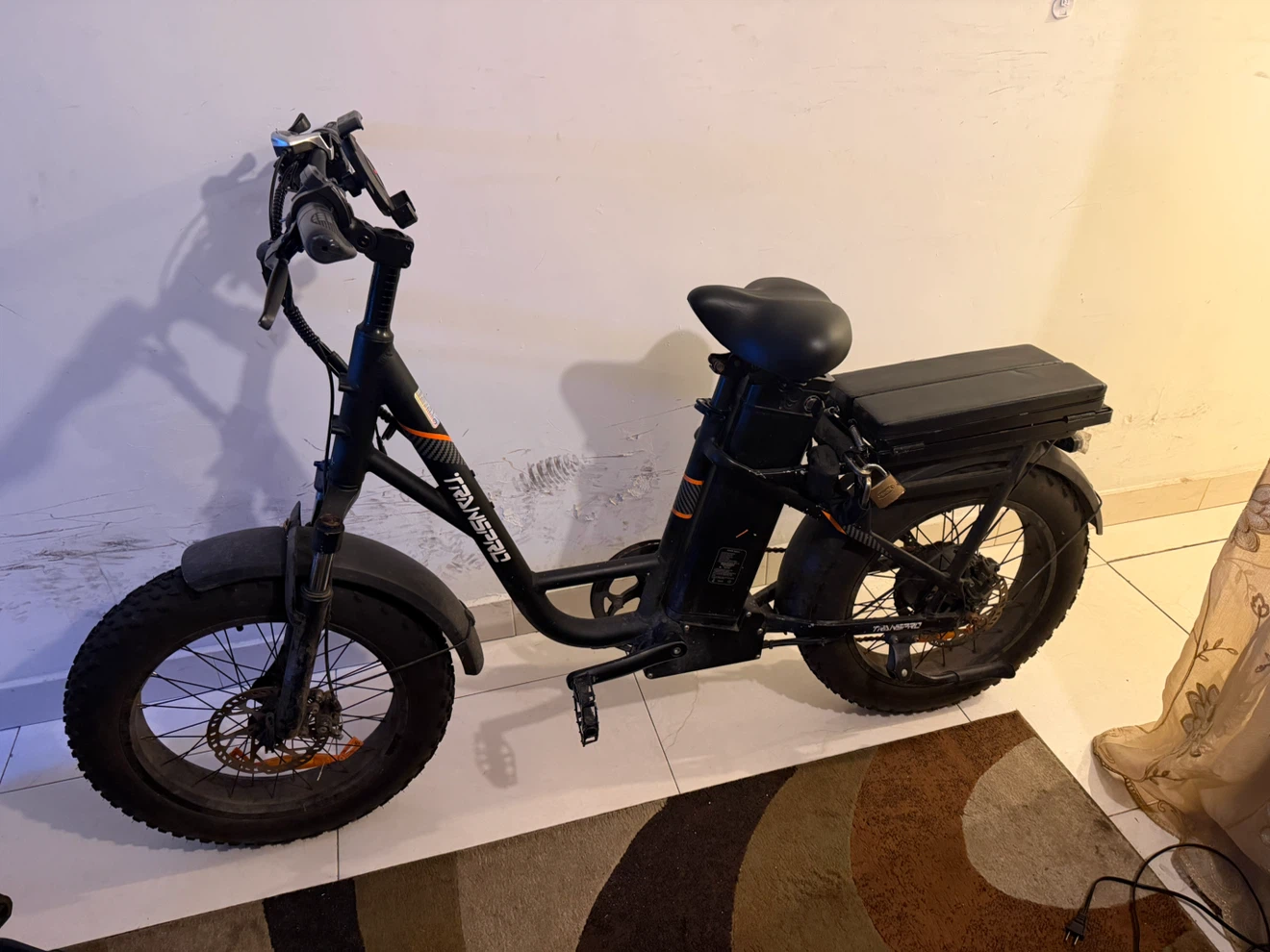 Black Fat Tire Electric Bike