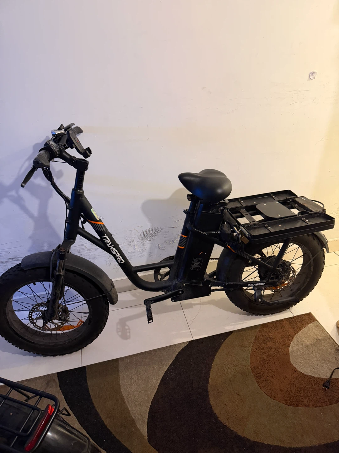 Black Fat Tire Electric Bike - photo 2