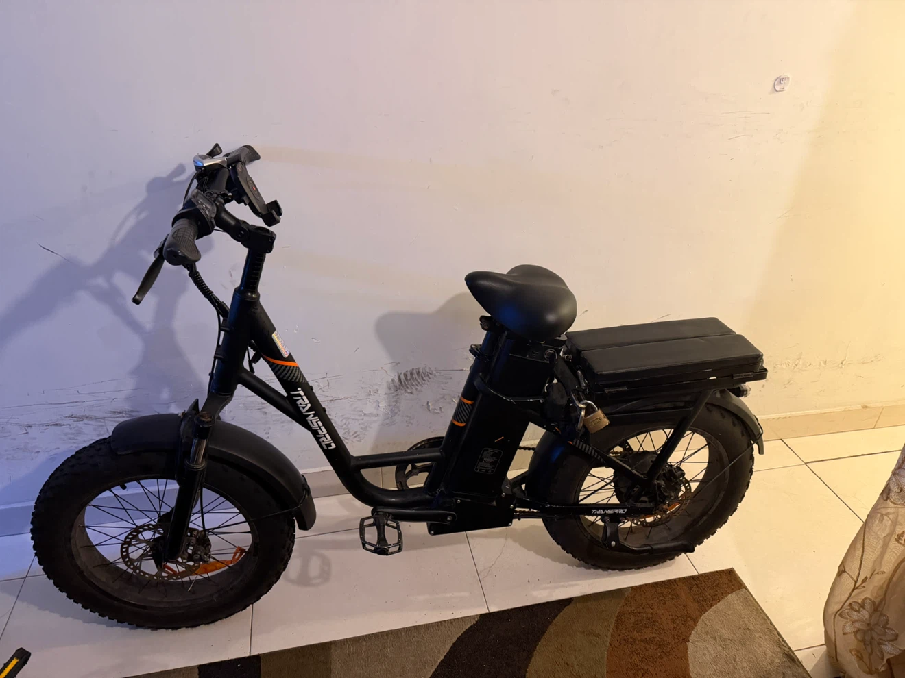 Black Fat Tire Electric Bike - photo 3
