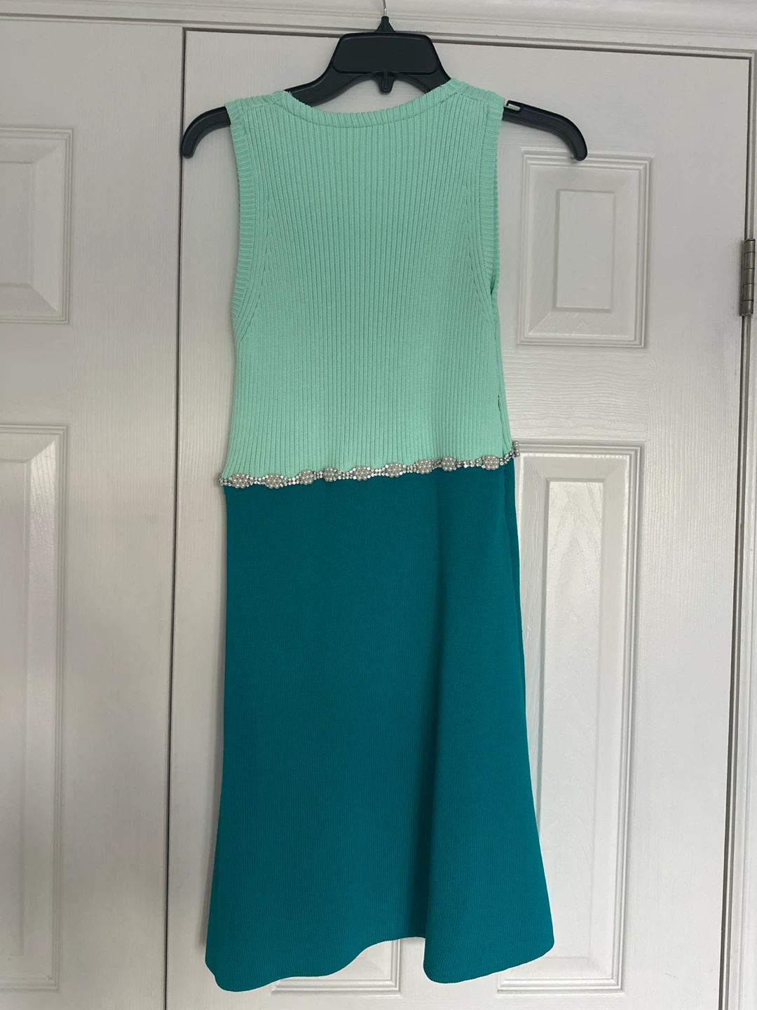 Zara Knit Dress with Rhinestone Trim - photo 3