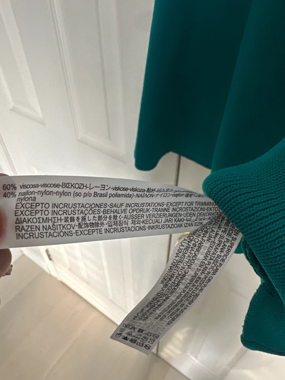 Zara Knit Dress with Rhinestone Trim - photo 4