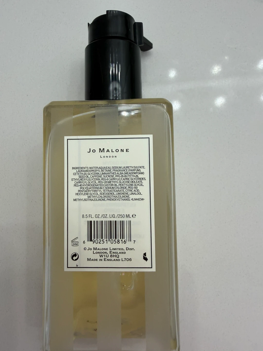 Jo Malone London Earl Grey & Cucumber Body & Hand Wash 250 mL - photo 2