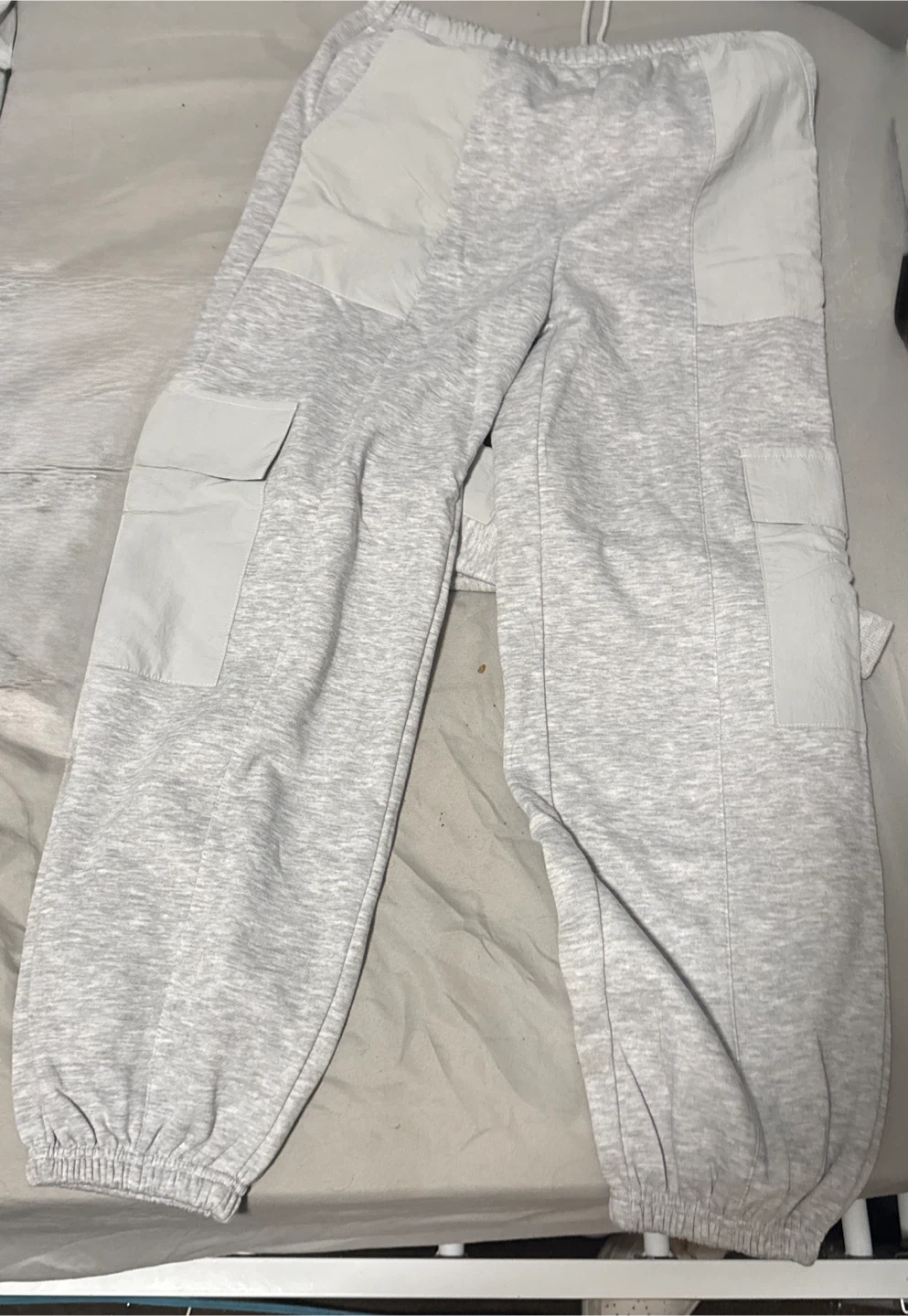 Grey Sweatpants and Hoodie Set