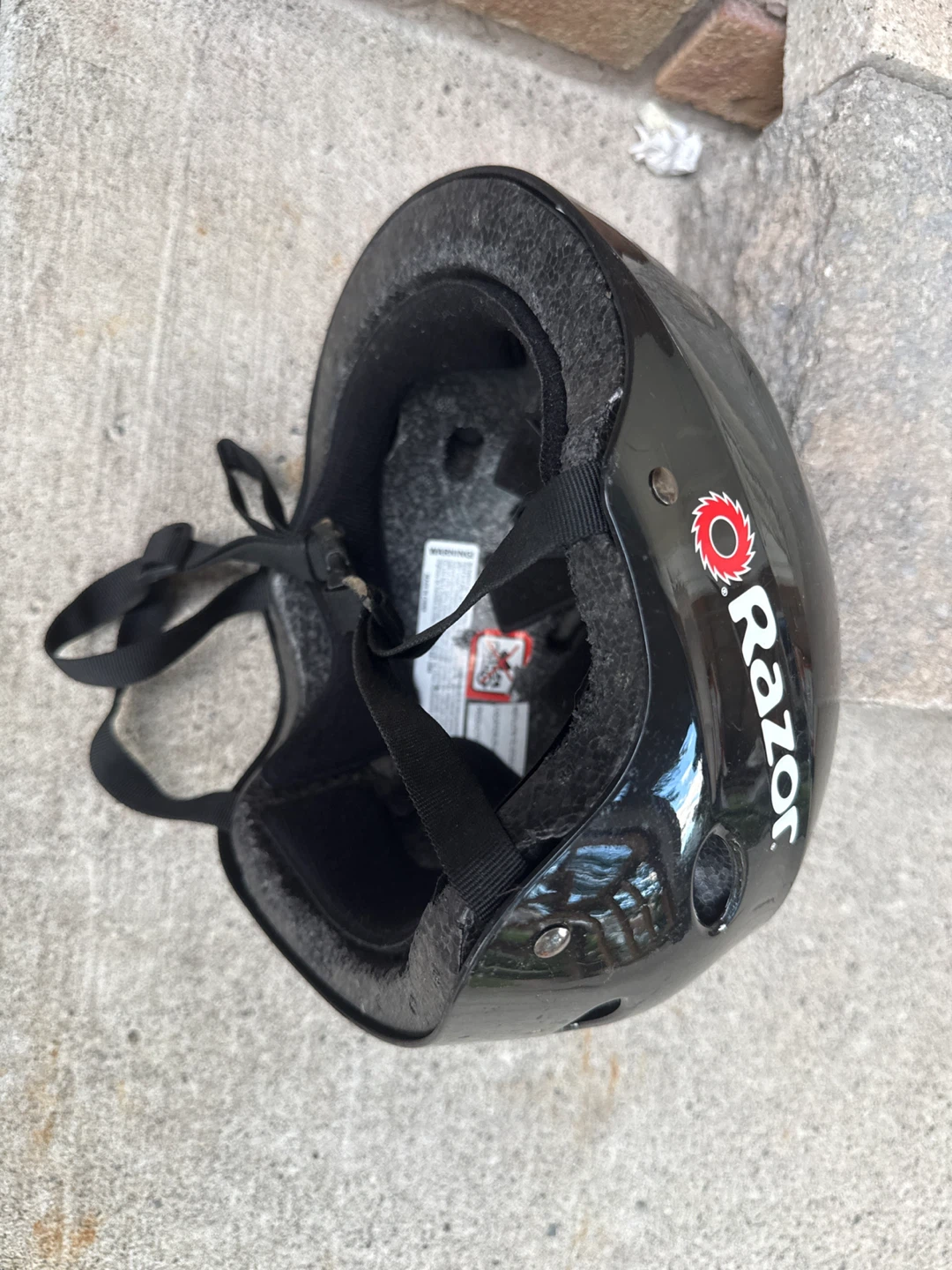 Razor Black Helmet kids