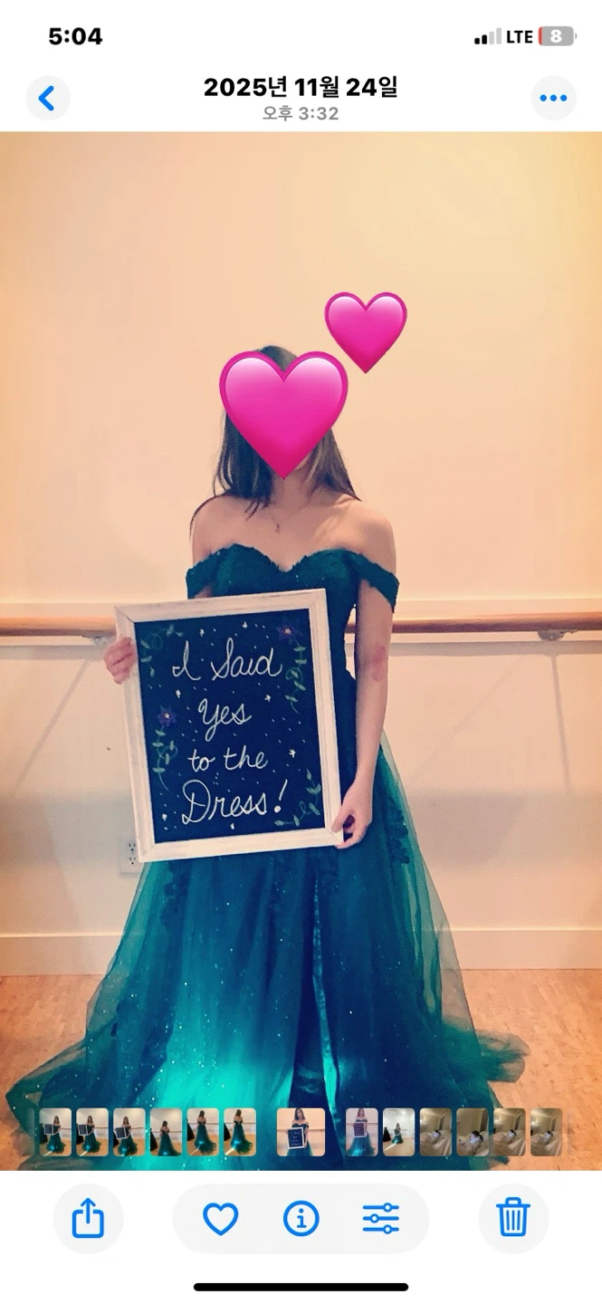 Emerald Green prom dress