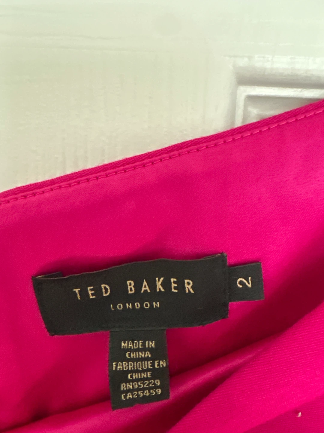 Ted Baker London Pink Off-the-Shoulder Top Size 2 - photo 2