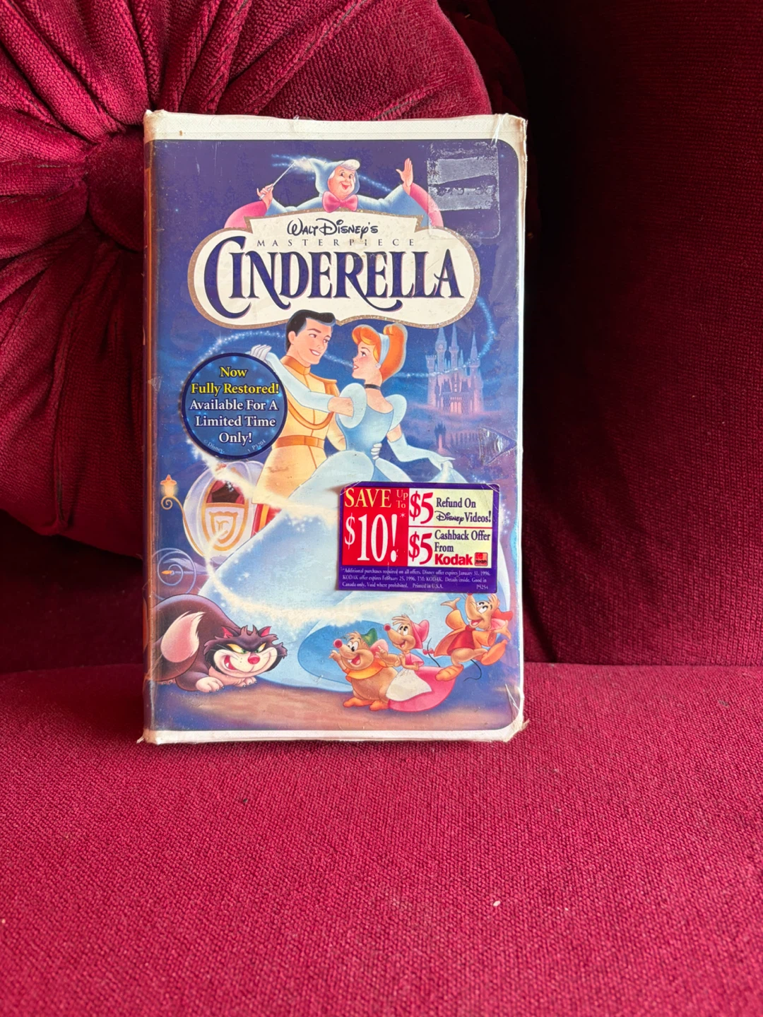 Walt Disney's Cinderella Masterpiece VHS