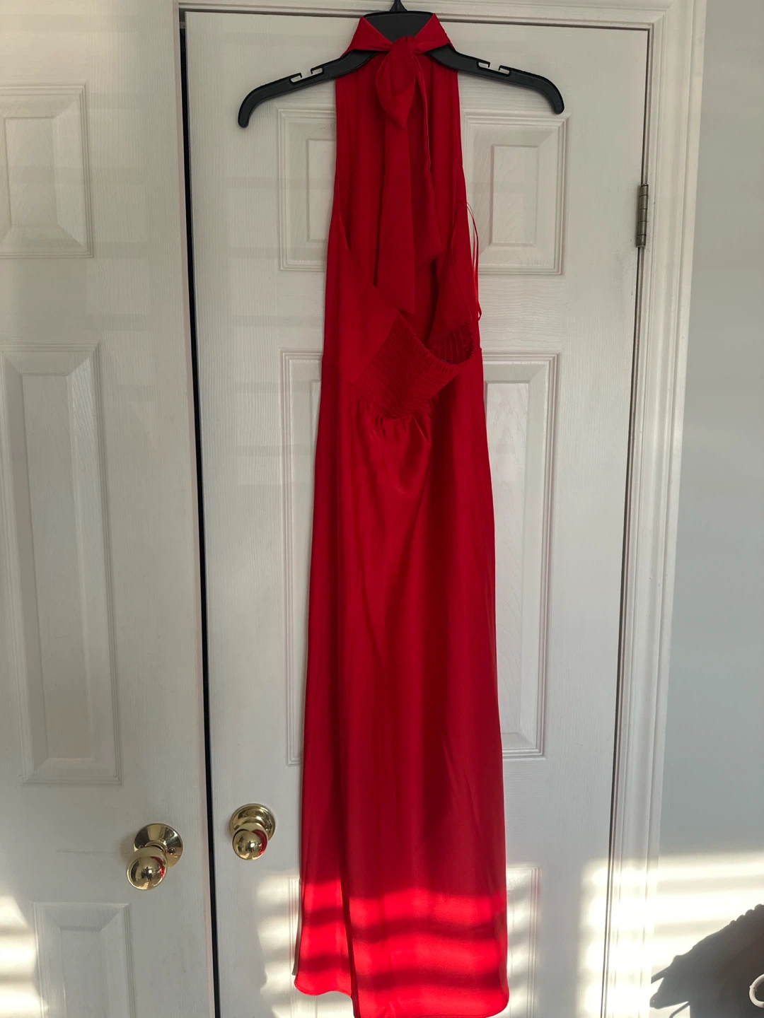Maison d'Amélie Red Halter Maxi Dress - photo 4