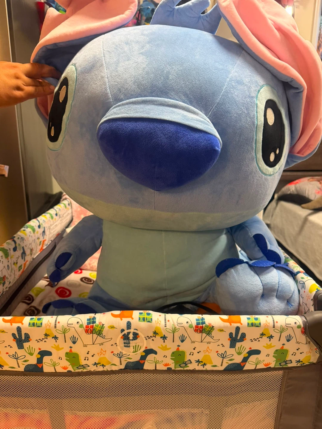 Large Blue Stitch Plush Toy - photo 3