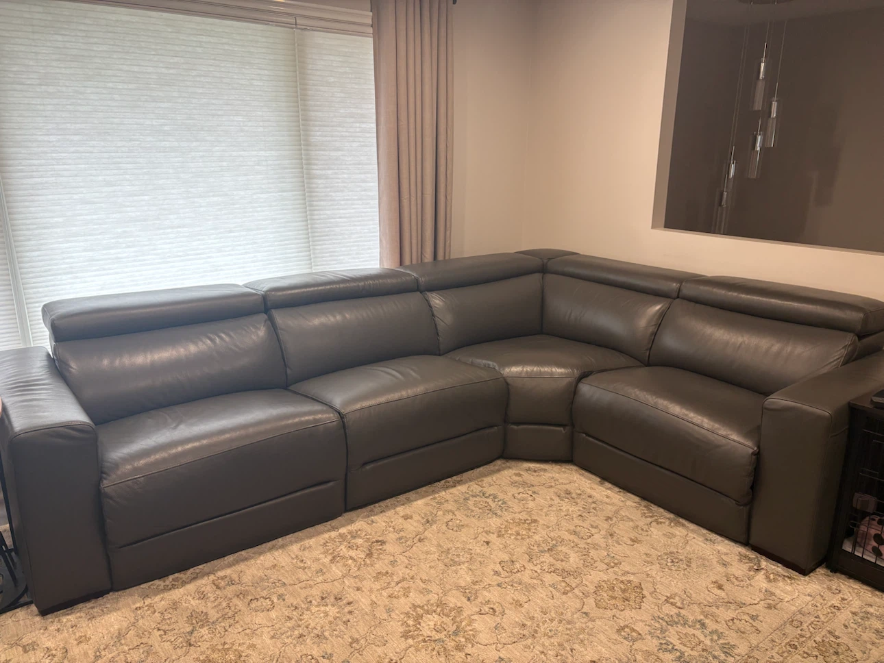 Leather Sectional