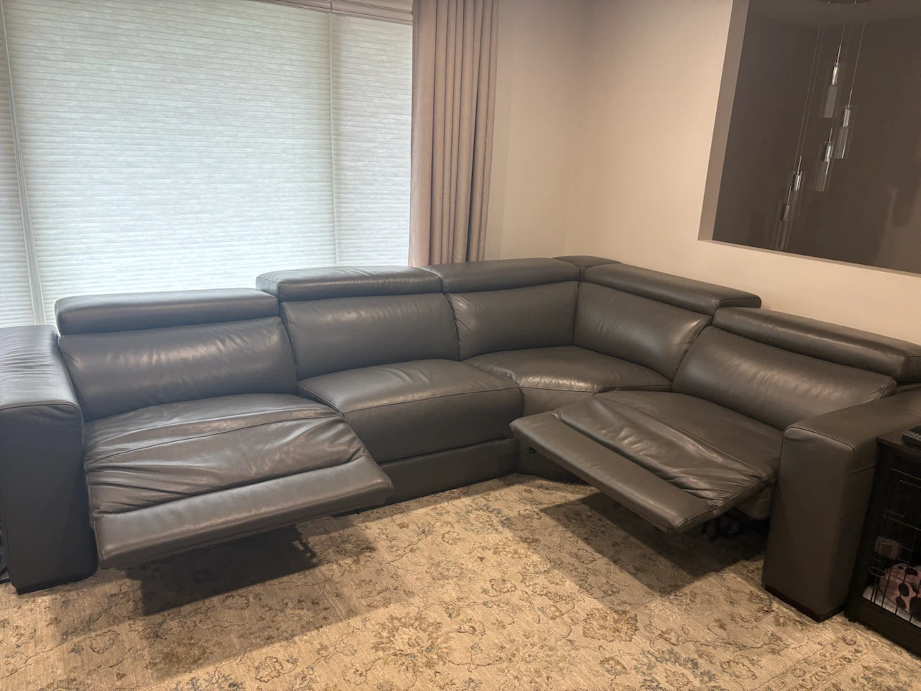 Leather Sectional - photo 2