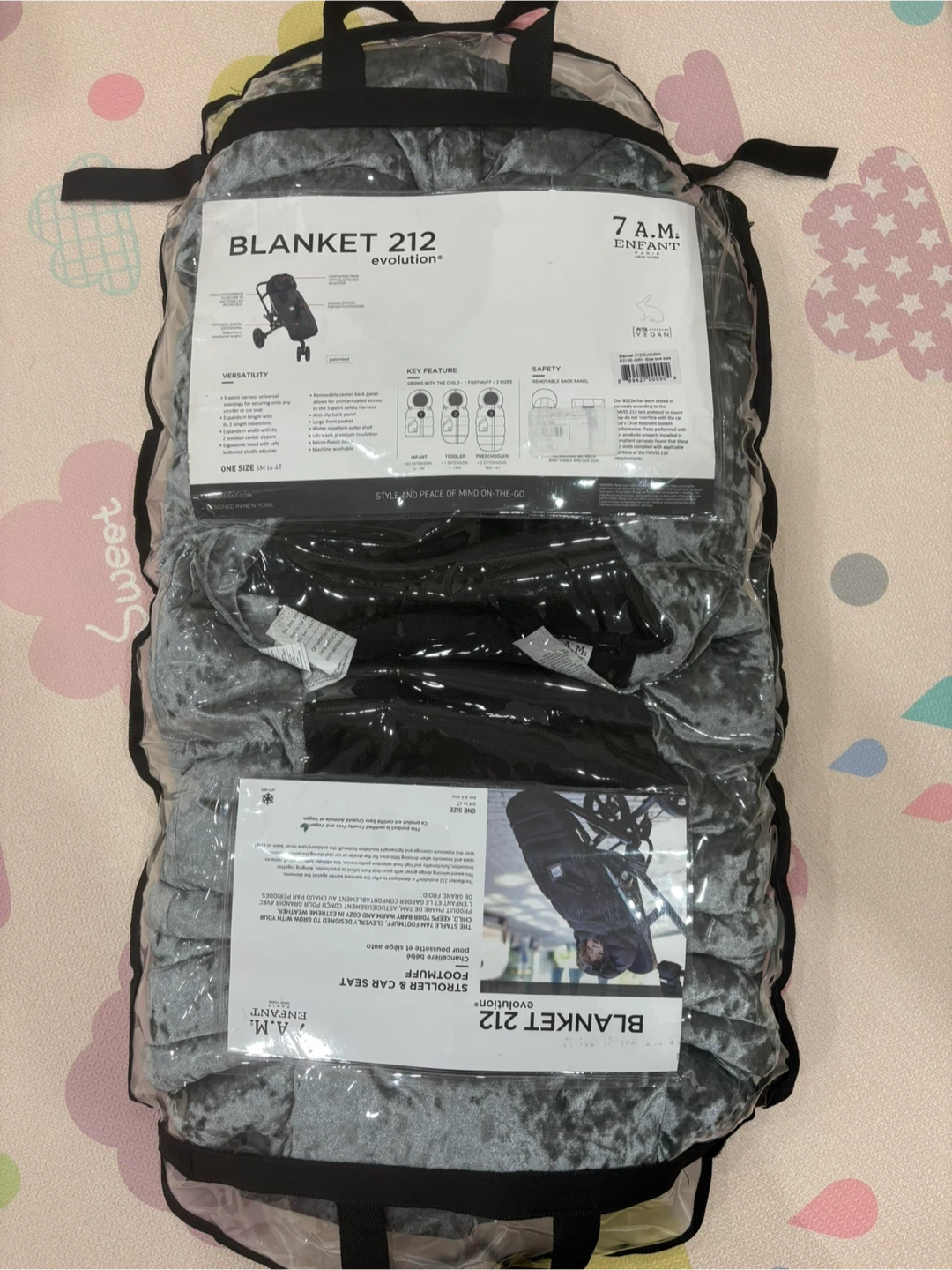 7 A.M. Enfant Blanket 212 Evolution Stroller & Car Seat Footmuff