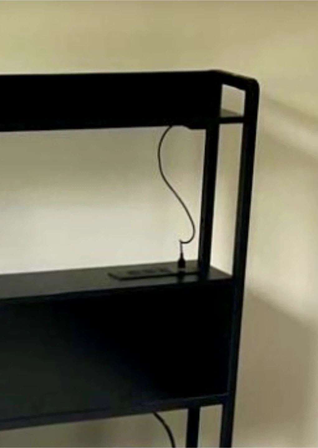 Modern black queen bed frame & headboard - photo 3