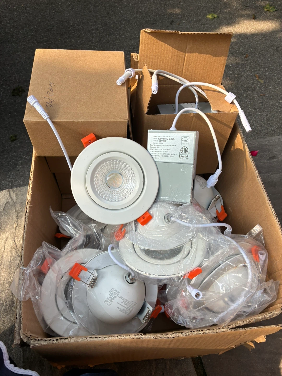 $8 Each - 4" LED Adjustable Gimbal Pot Lights - photo 2